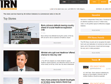 Tablet Screenshot of irn.co.uk